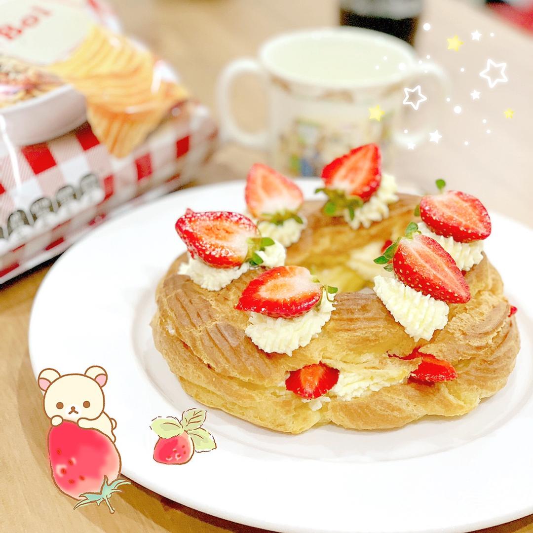 幸福环抱花环泡芙