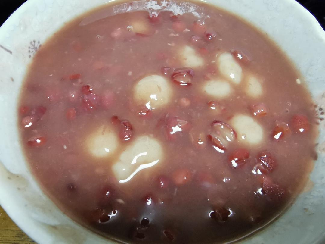 红豆汤糯米圆子