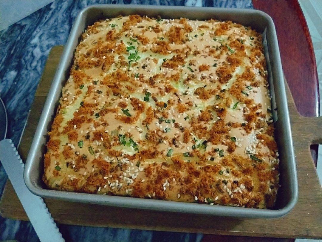葱香肉松蛋糕卷