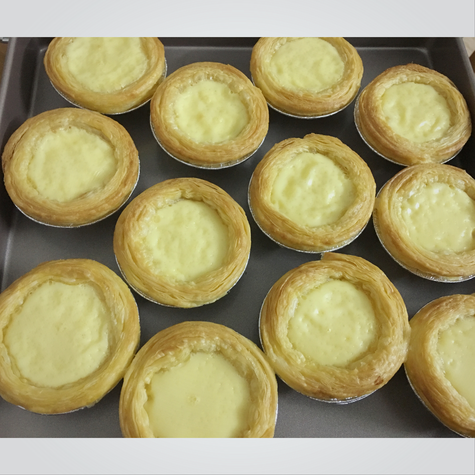 不加淡奶油蛋挞