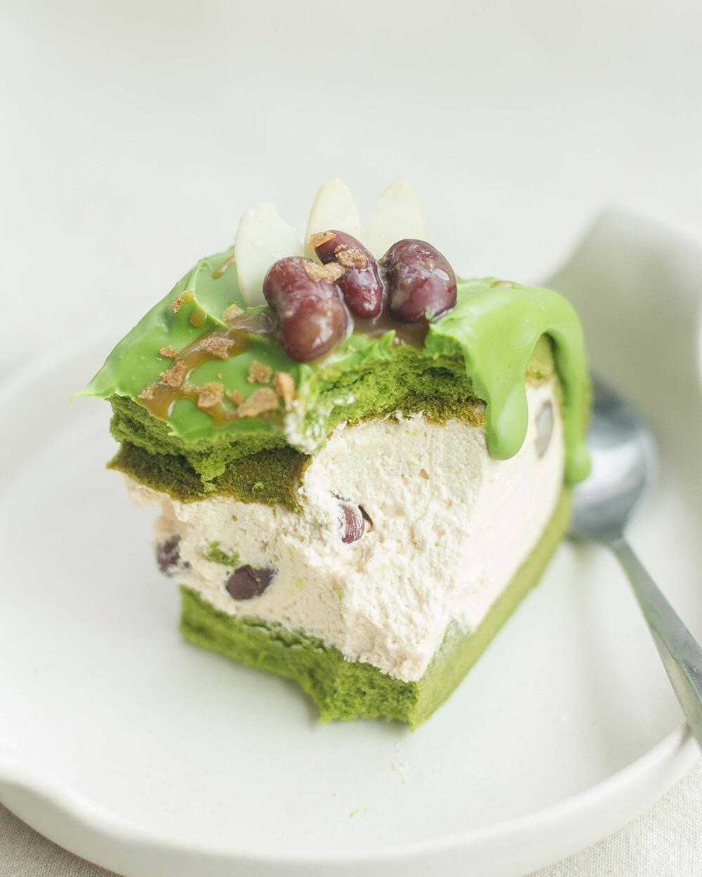 抹茶焦糖舒芙蕾蛋糕卷