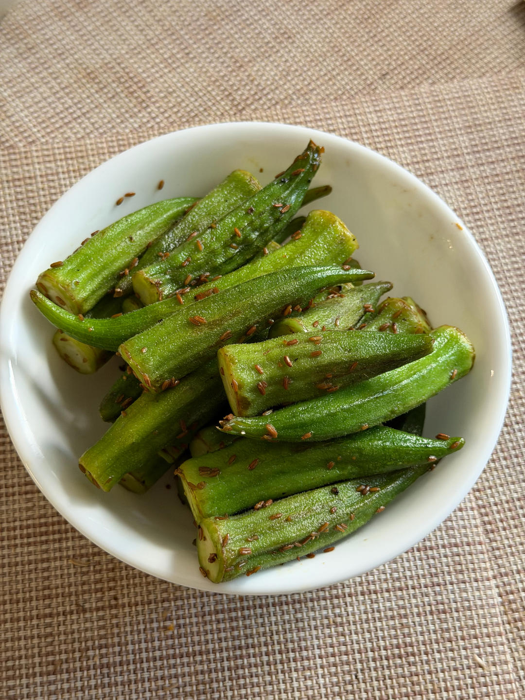 香煎孜然秋葵