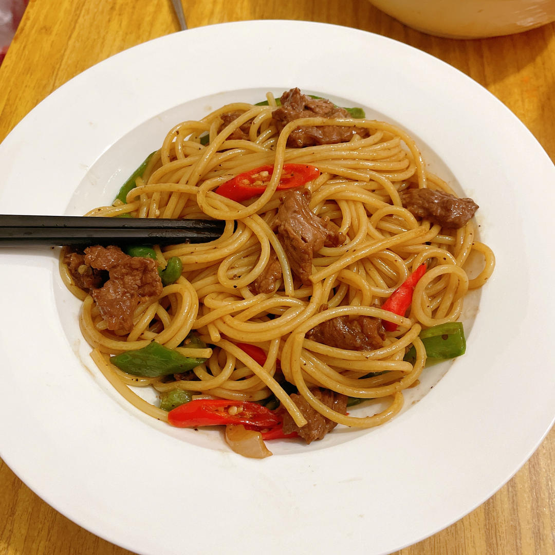 黑胡椒意大利面不用再去餐厅吃了