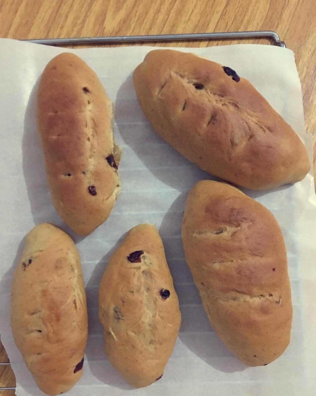 全麦红糖桂圆软欧包