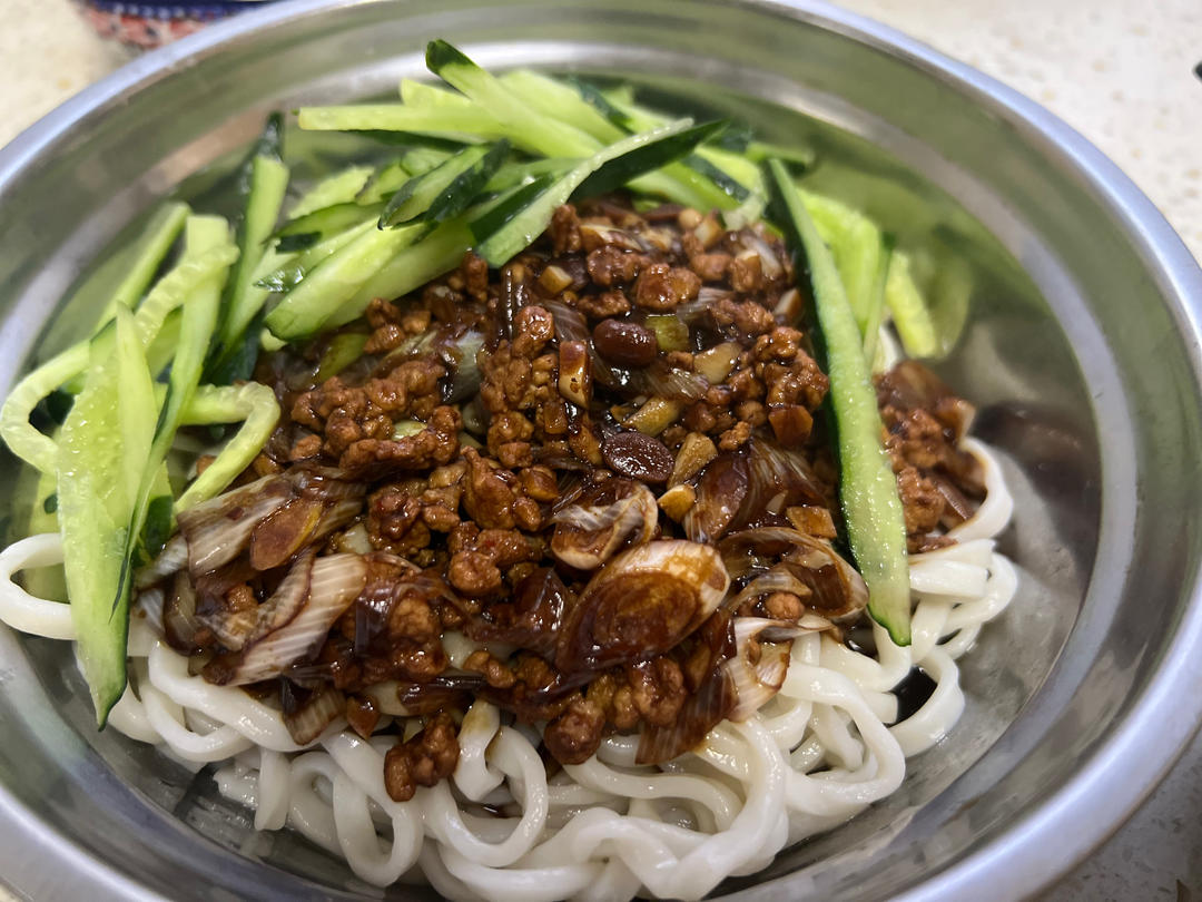 家常面~超简单又好吃的炸酱面🍜肉酱拌面