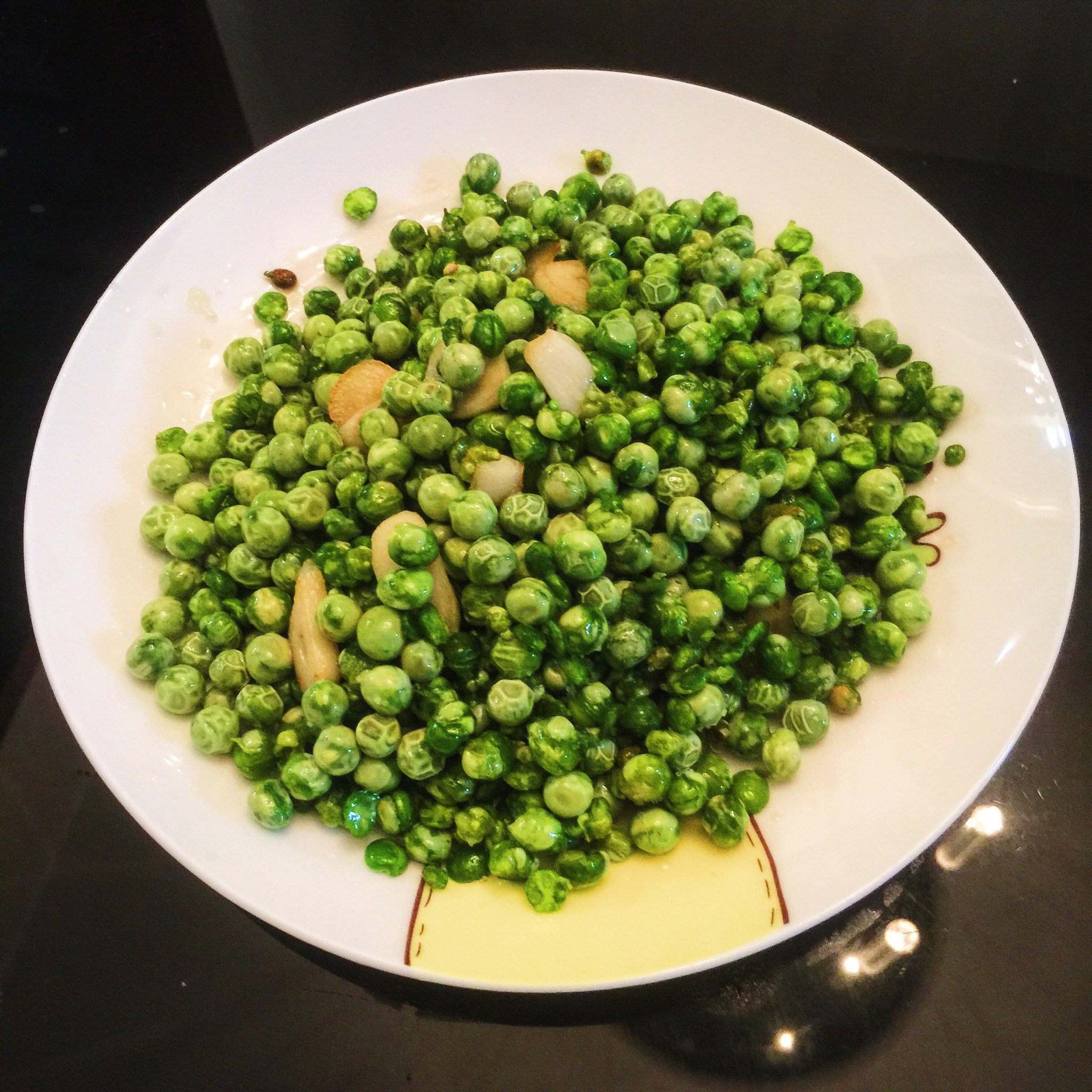 老纸就是爱吃做的清炒豌豆米