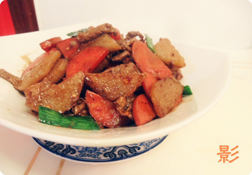 淮山胡萝卜炒肉