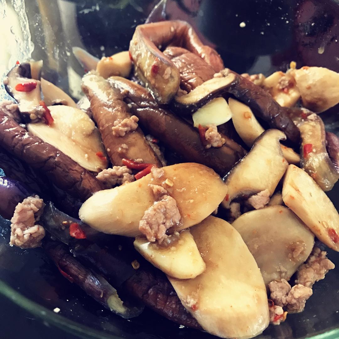 红烧肉沫茄子