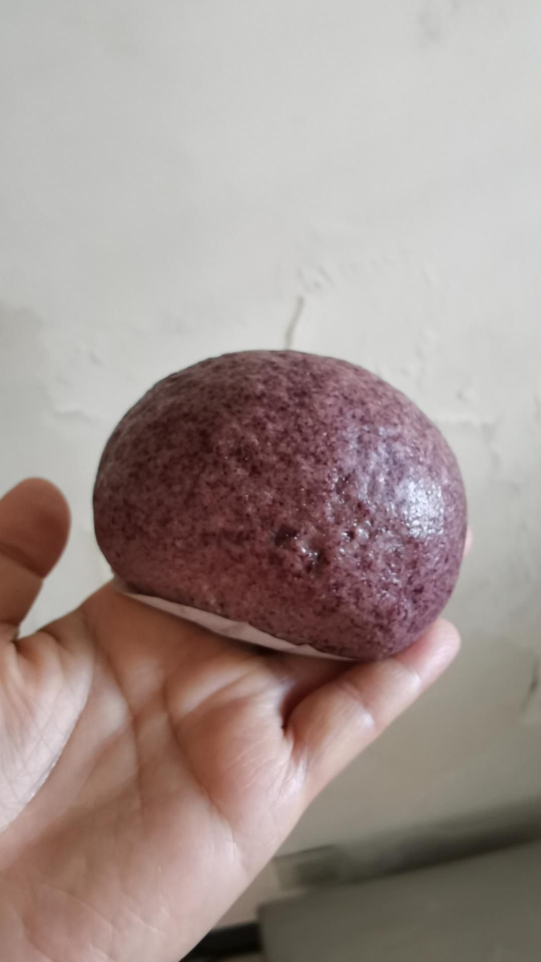 汤种黑米馒头