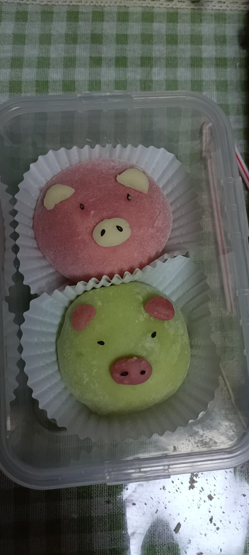 萌化了！新手也能做的猪猪雪媚娘