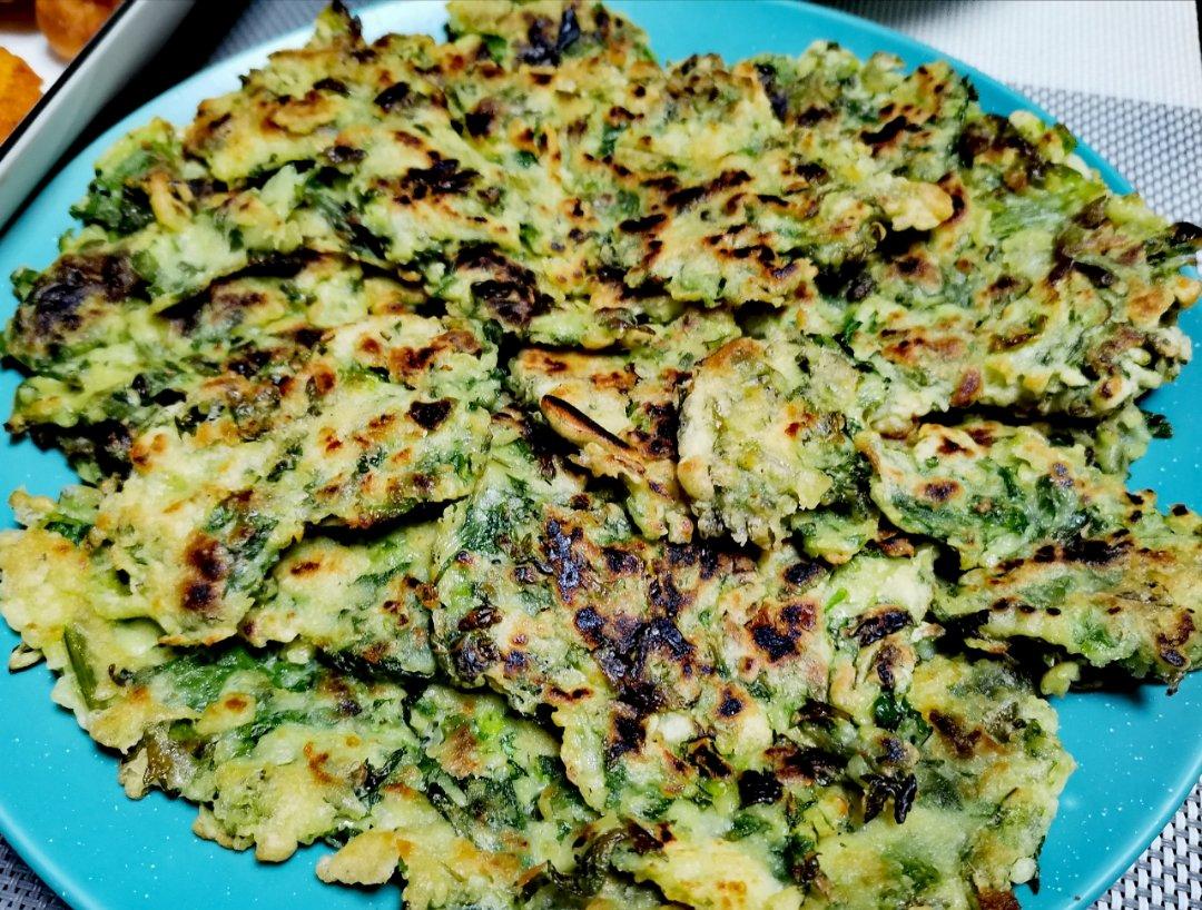 芹菜叶子饼（超多芹菜叶）