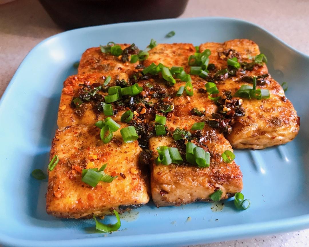 香煎嫩豆腐