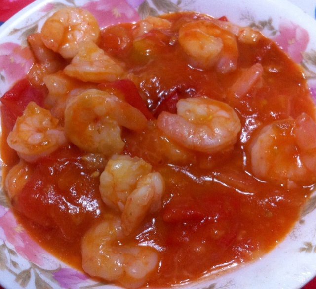 鲜虾番茄豆腐