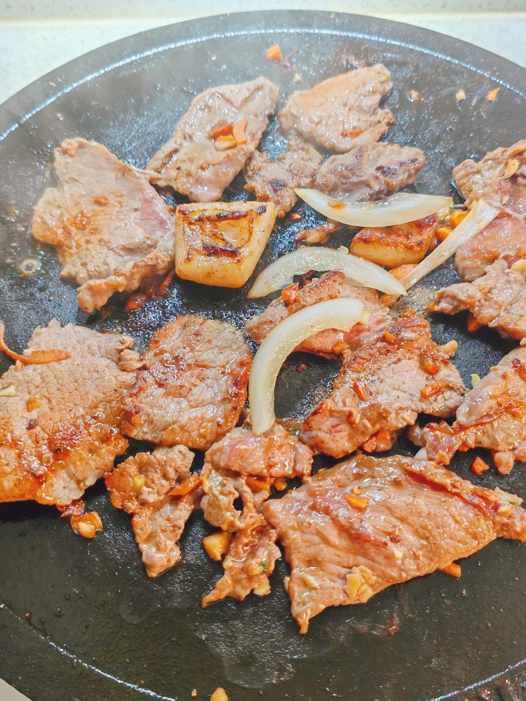 「正宗韩式烤肉」调味牛肉的腌制秘诀