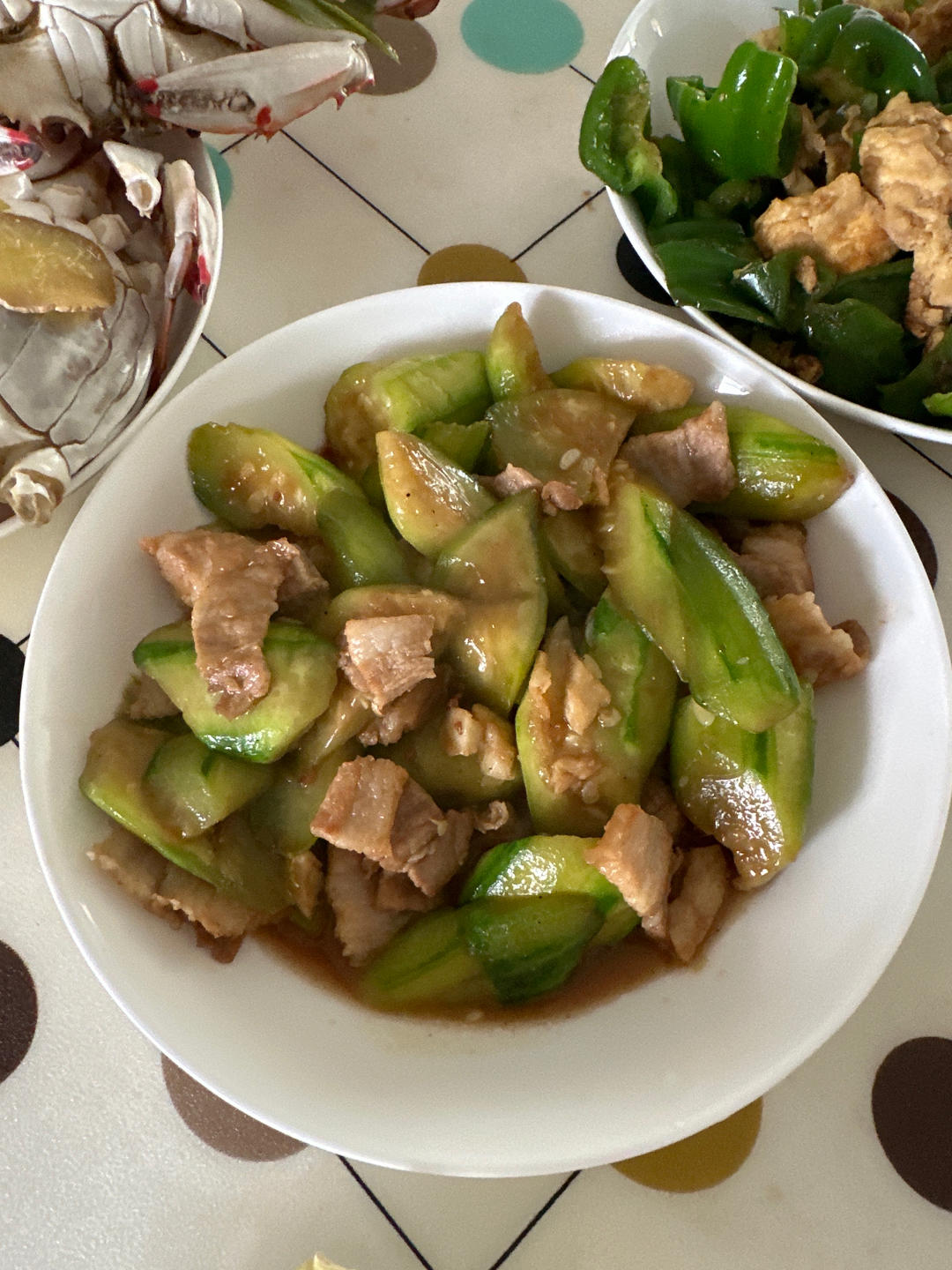 家常丝瓜炒肉