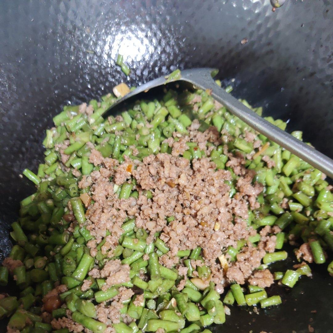 肉沫豆角下饭菜