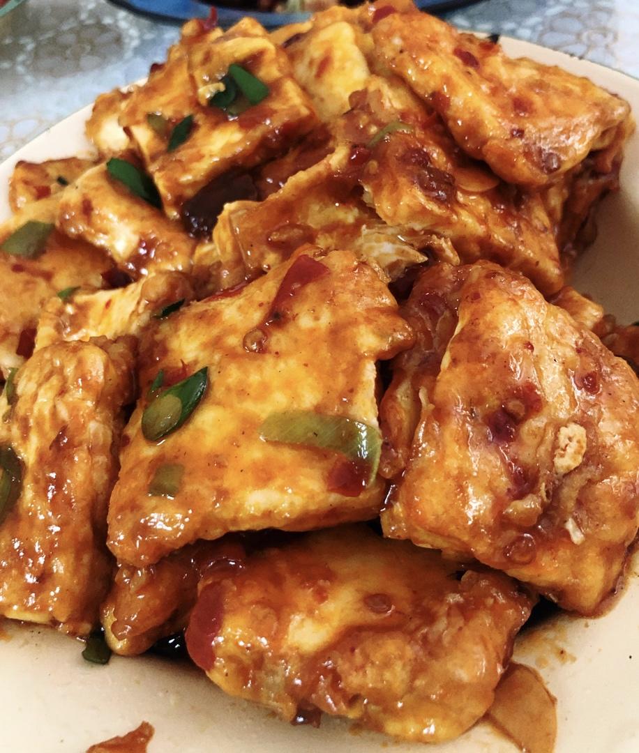 无敌好吃的香煎豆腐