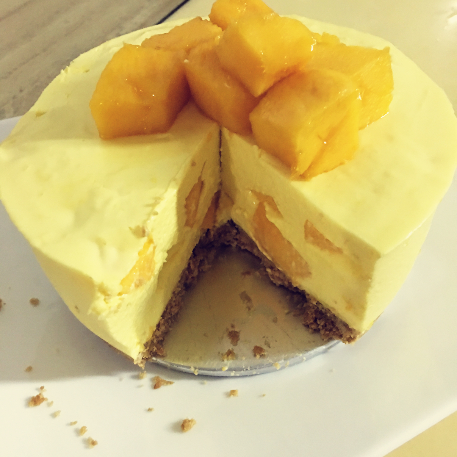 芒果芝士蛋糕