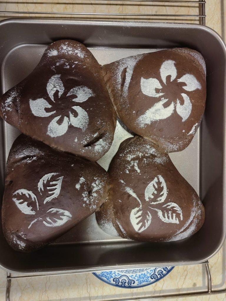 可可芋泥麻薯软欧