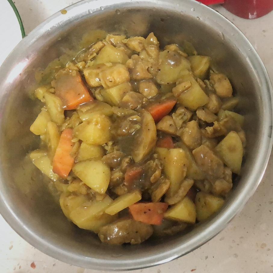 咖喱土豆鸡块