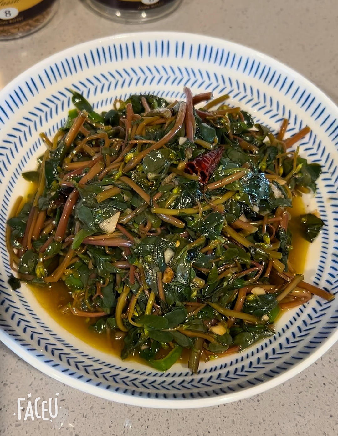 炝炒马齿苋