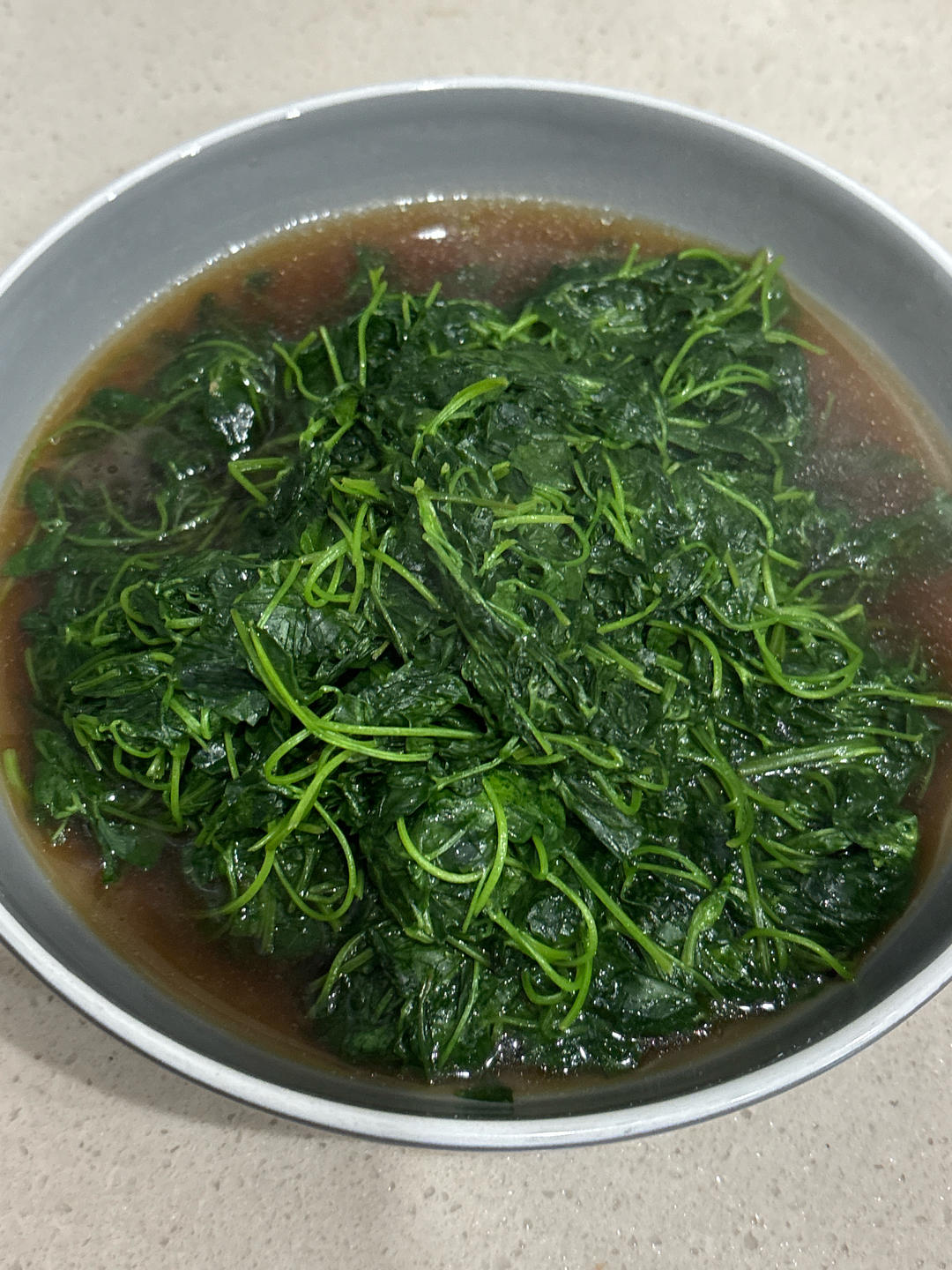 16秒搞定一盘酒香草头