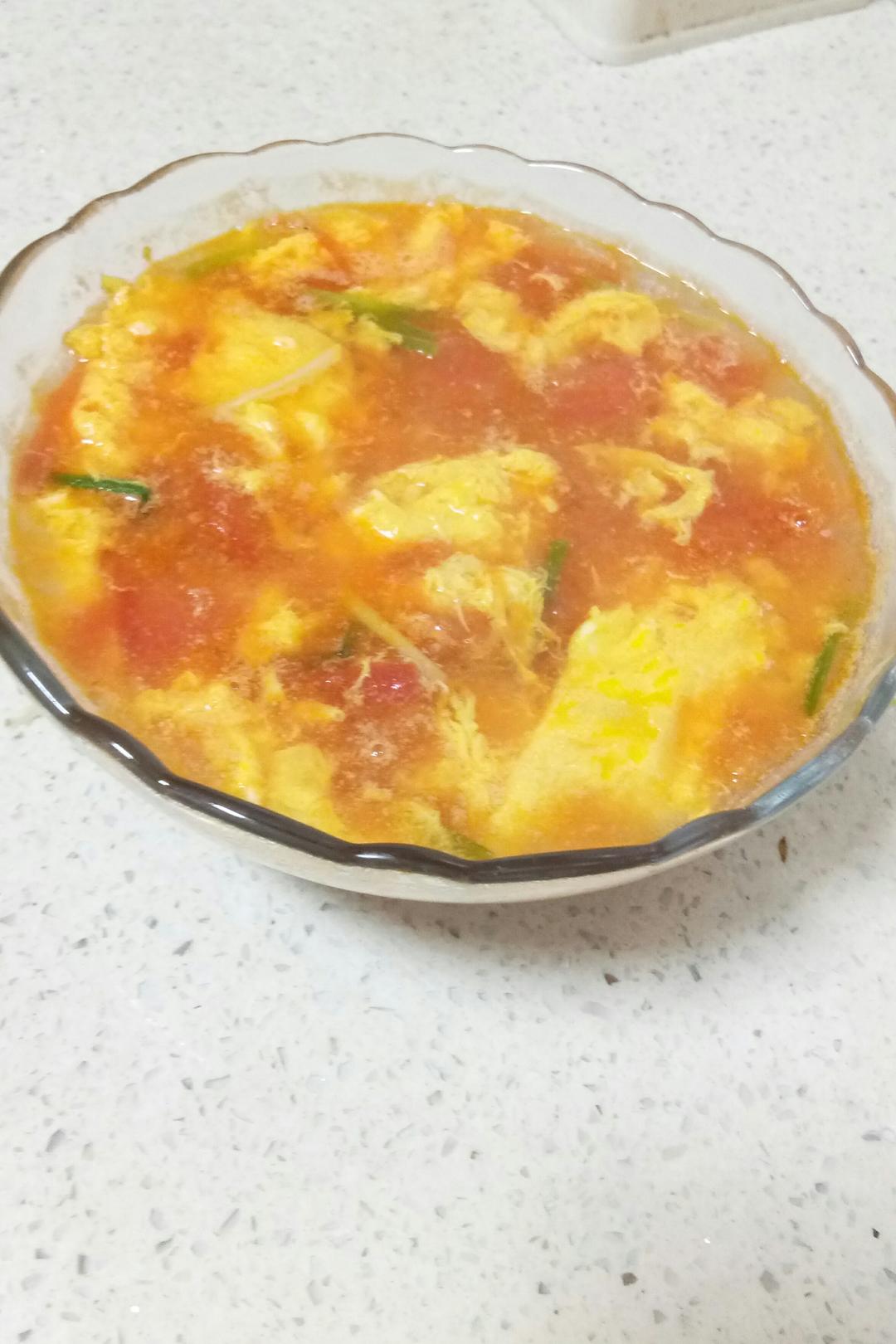 好喝到爆的西红柿鸡蛋汤