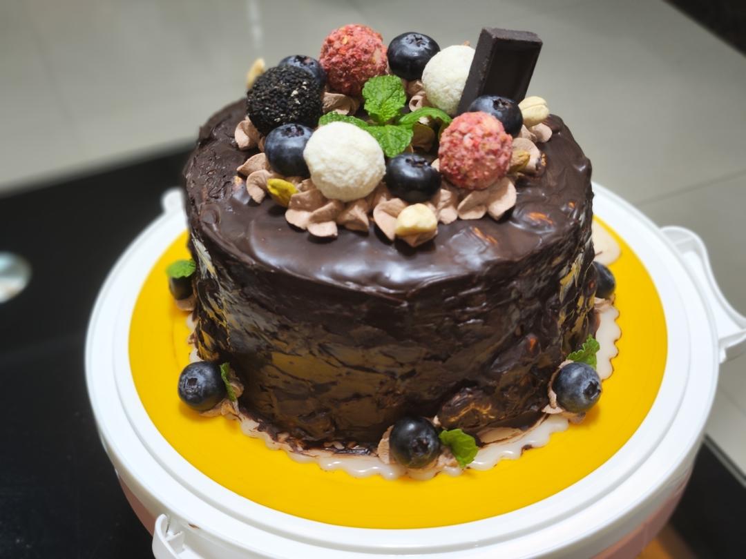 简单好吃巧克力梦龙脆皮蛋糕