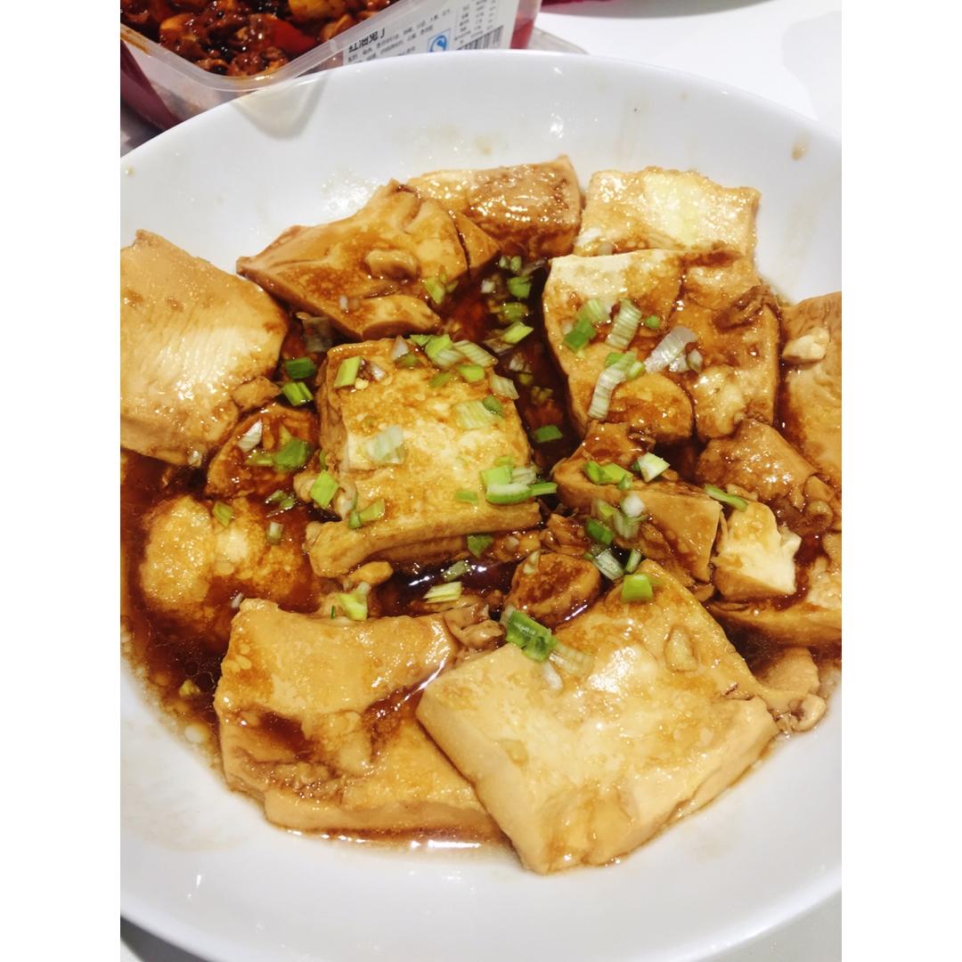 蚝油嫩豆腐