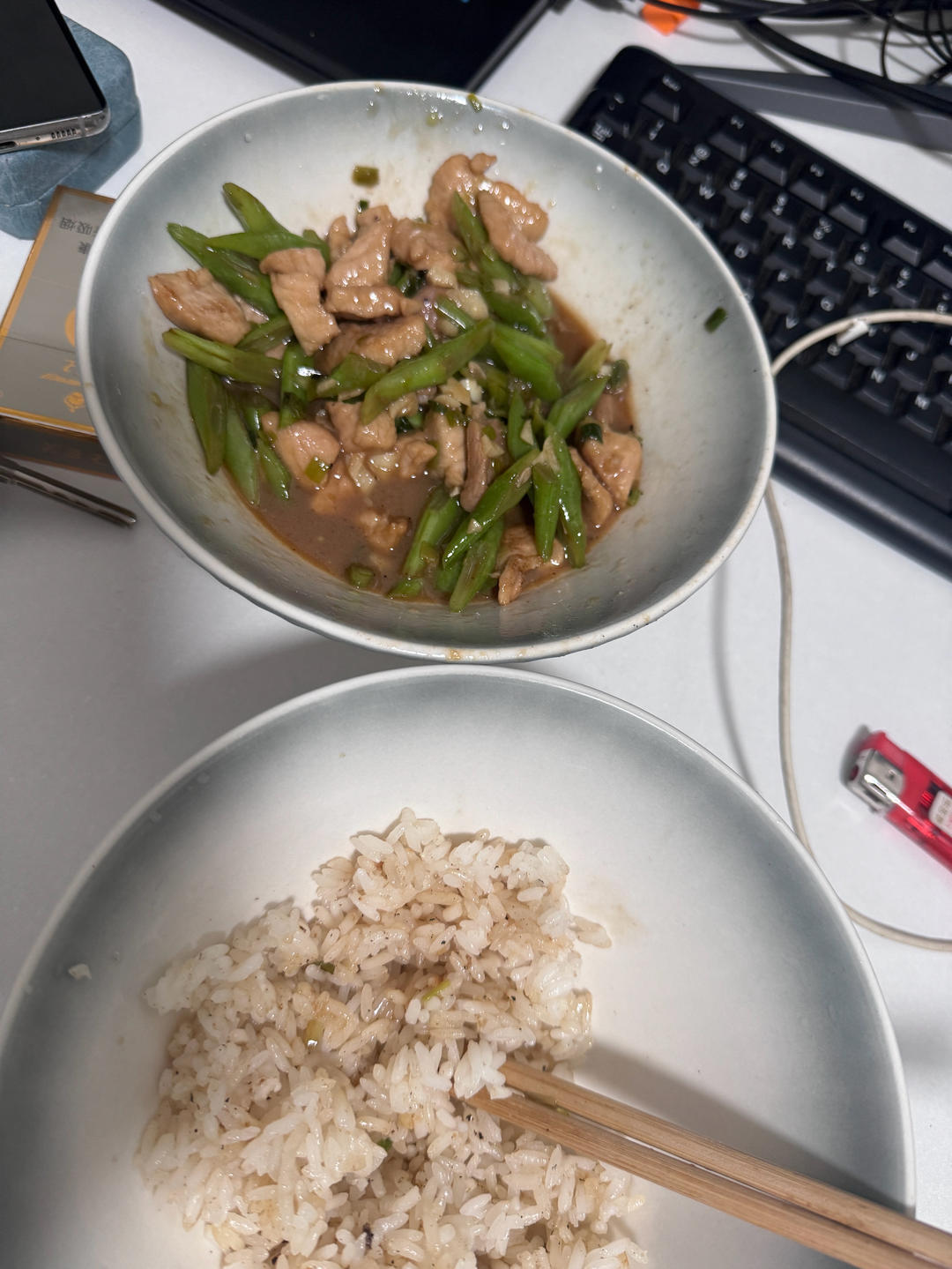 豆角炒肉