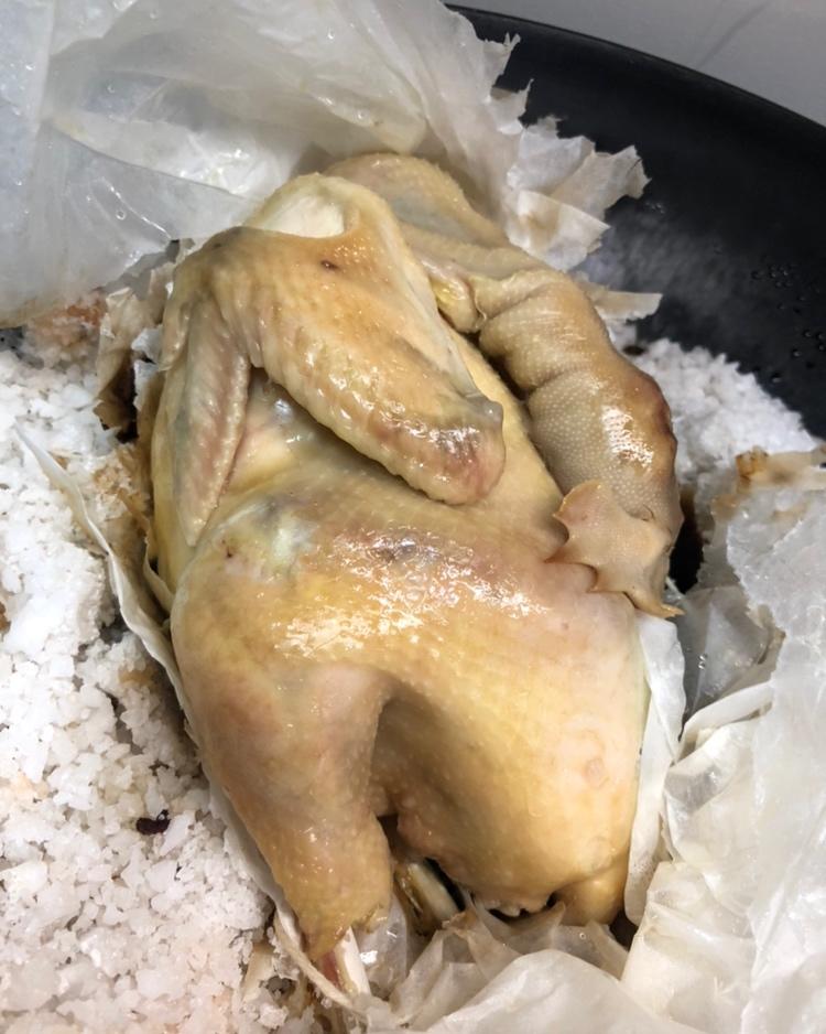 客家传统盐焗鸡-staub珐琅铸铁锅
