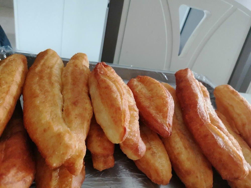 自制无泡打粉油条