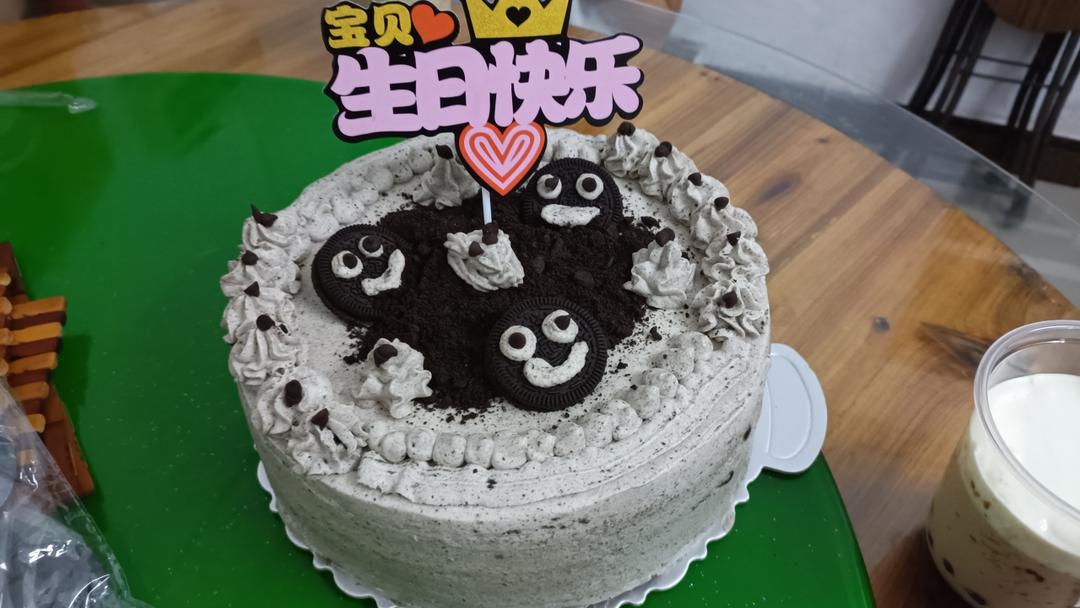 9寸可可咸奶油蛋糕