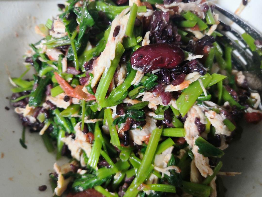 甜辣鸡肉蔬菜拌饭丨健康·三餐