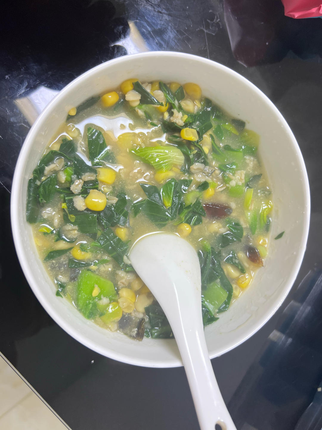 冬日最爱低卡皮蛋燕麦粥