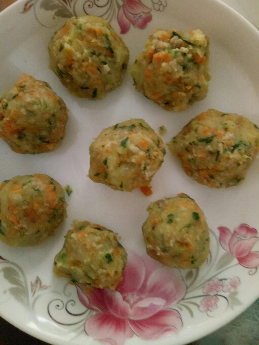 快手菜，土豆小丸子