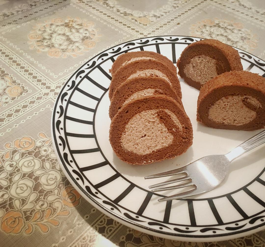可可蛋糕卷