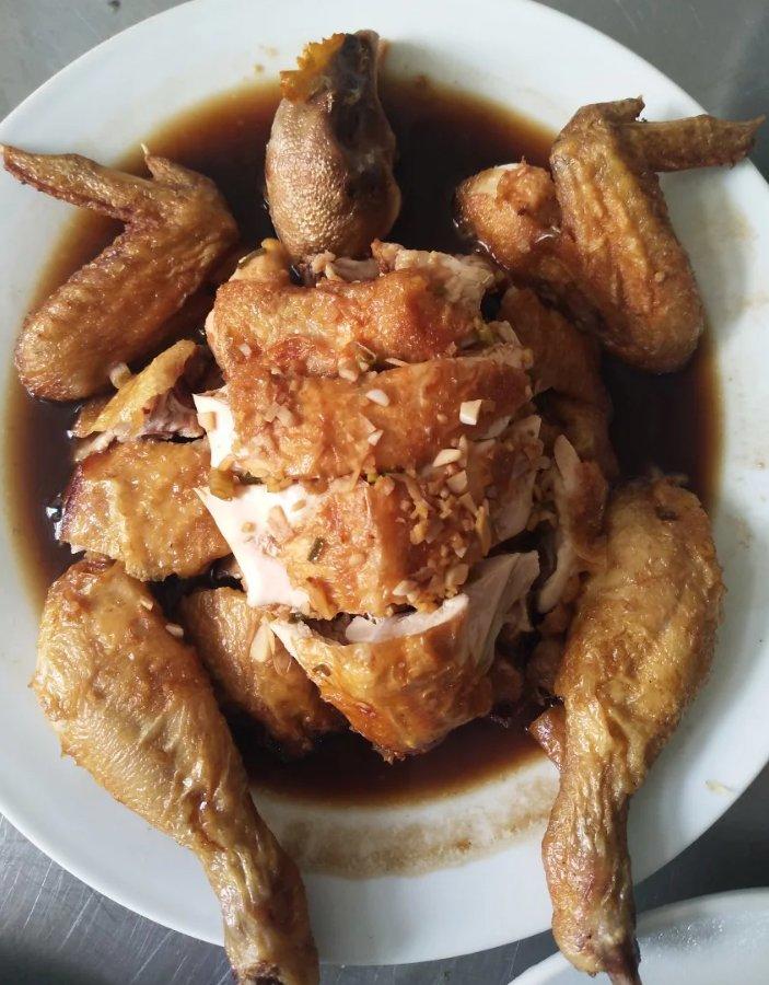 李金铭啊做的油淋仔鸡