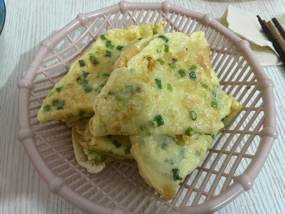 葱花鸡蛋饼