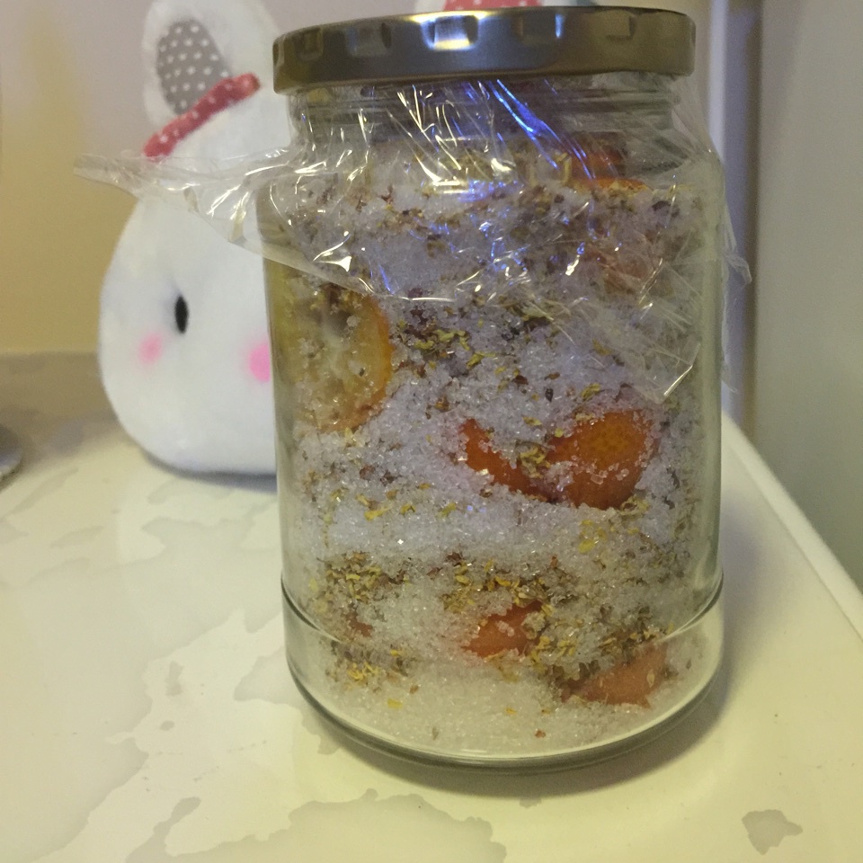 糖渍桂花金桔