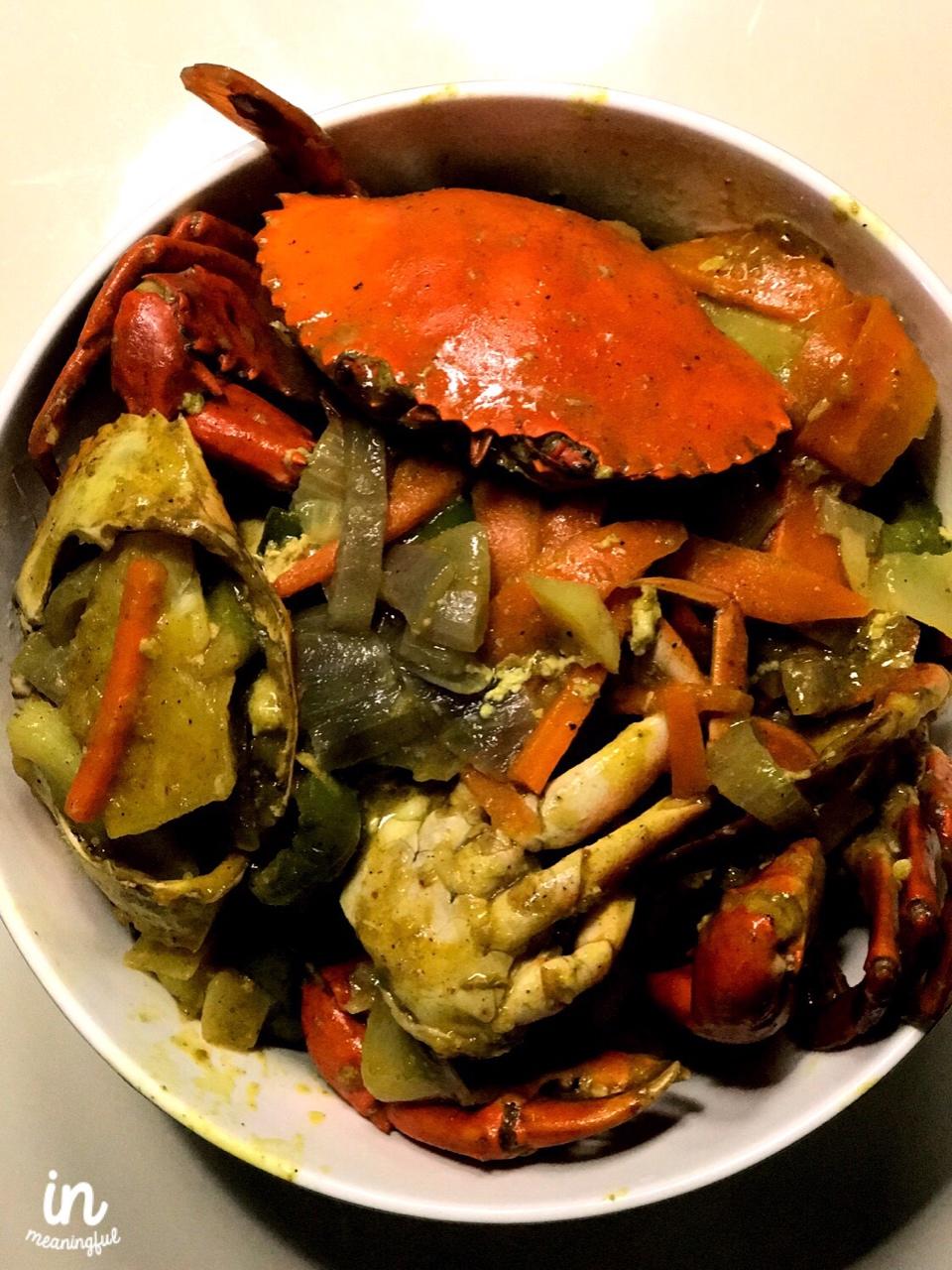 奶香咖喱蟹