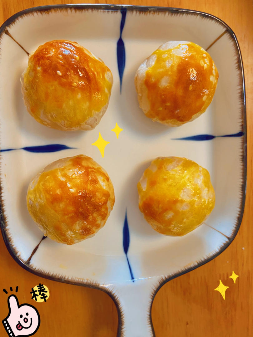 史上最简单蛋黄酥之空气炸锅版