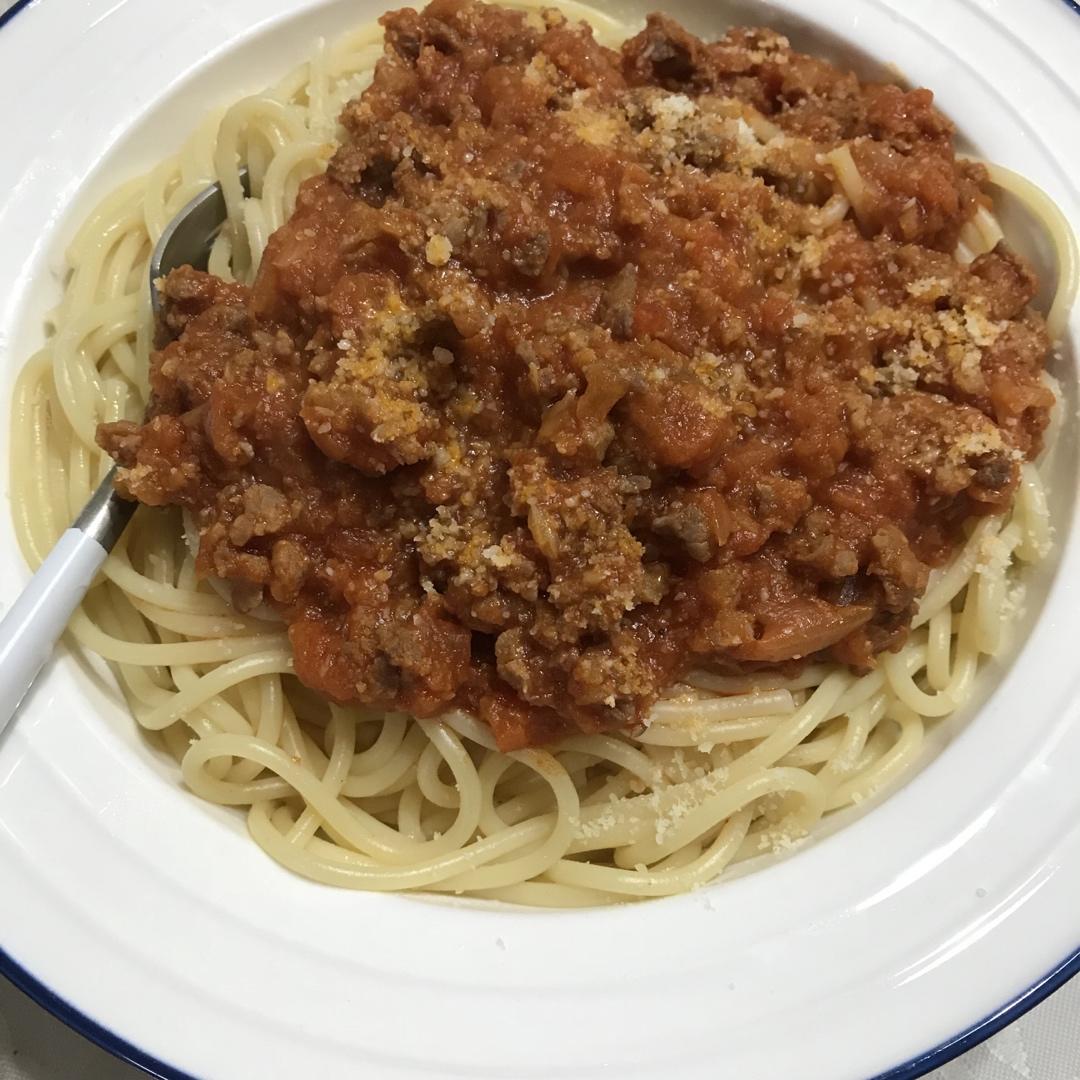 【小森妈妈菜谱】番茄肉酱意粉