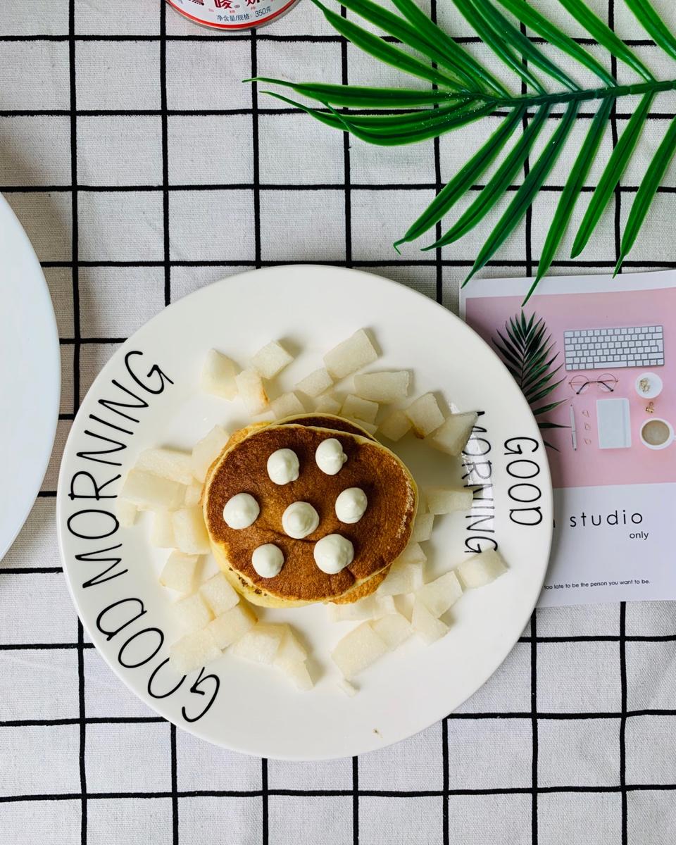 一口平底锅就搞定的松饼🥞