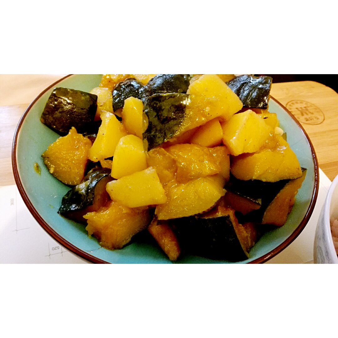 素食之南瓜炖土豆