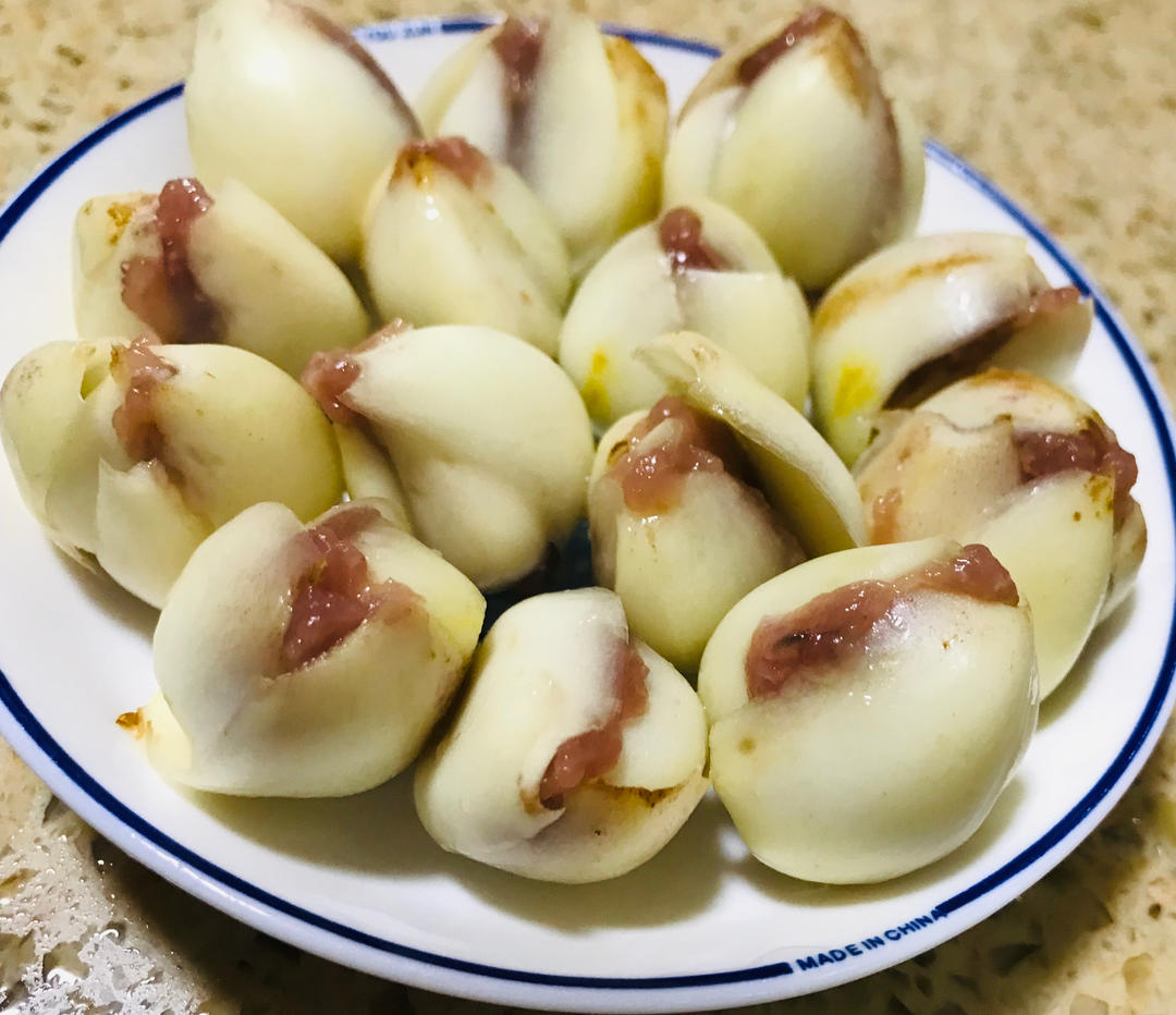 好看又好吃的百合肉丸