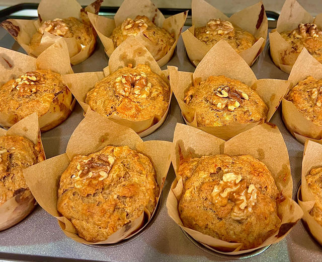 Banana Nut Muffin的做法