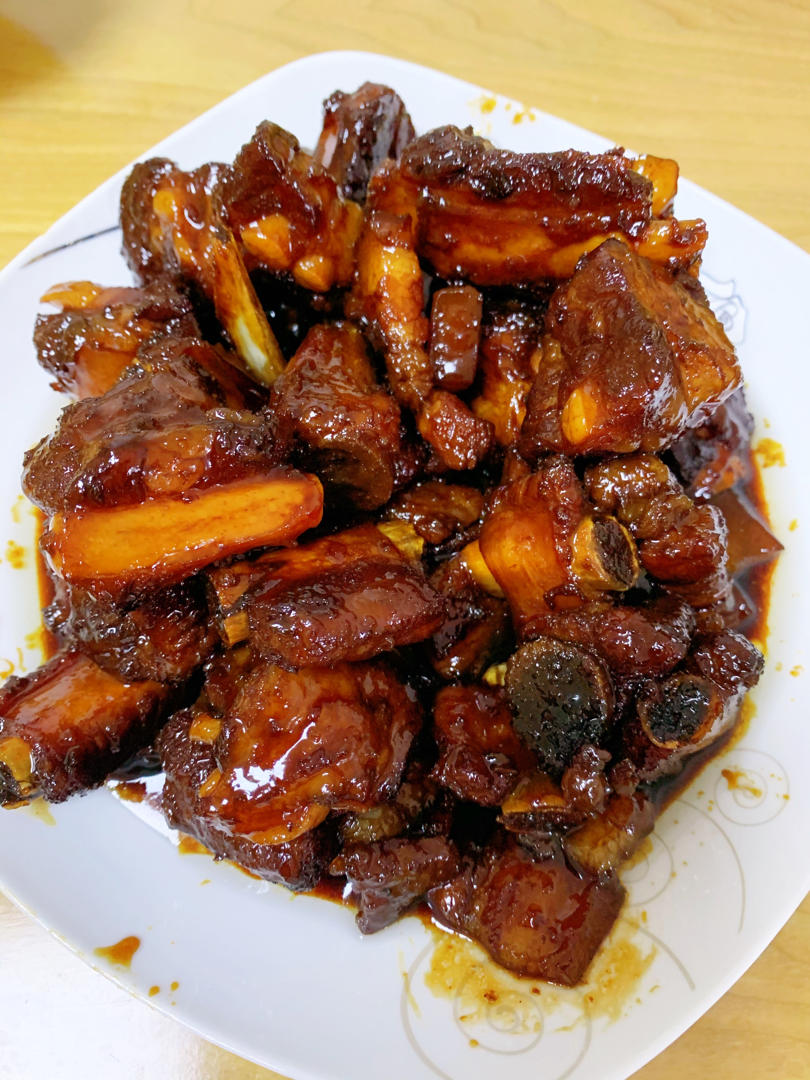 糖醋排骨/糖醋小排（不放油）（12345口诀做出正宗上海本帮）