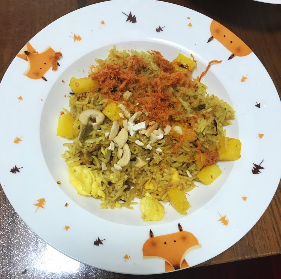 菠萝咖喱炒饭【食材包操作说明】