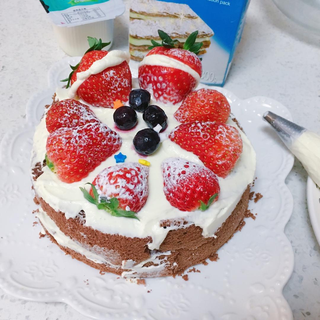 圣诞呆萌裸蛋糕